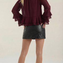 Alma | Top Transparente de Cuello Alto