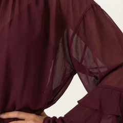 Alma | Top Transparente de Cuello Alto