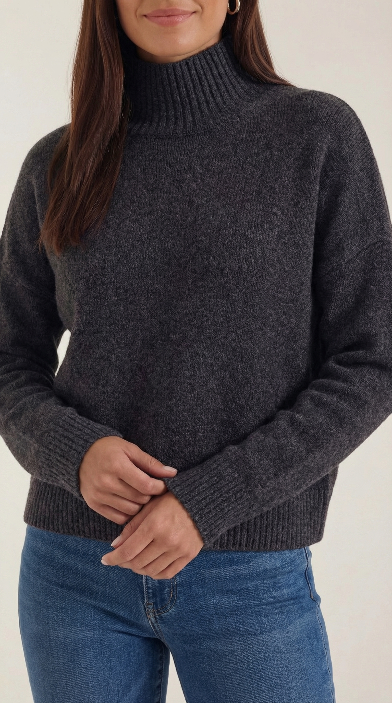 Andrea | Suéter de Cuello Alto Elegante
