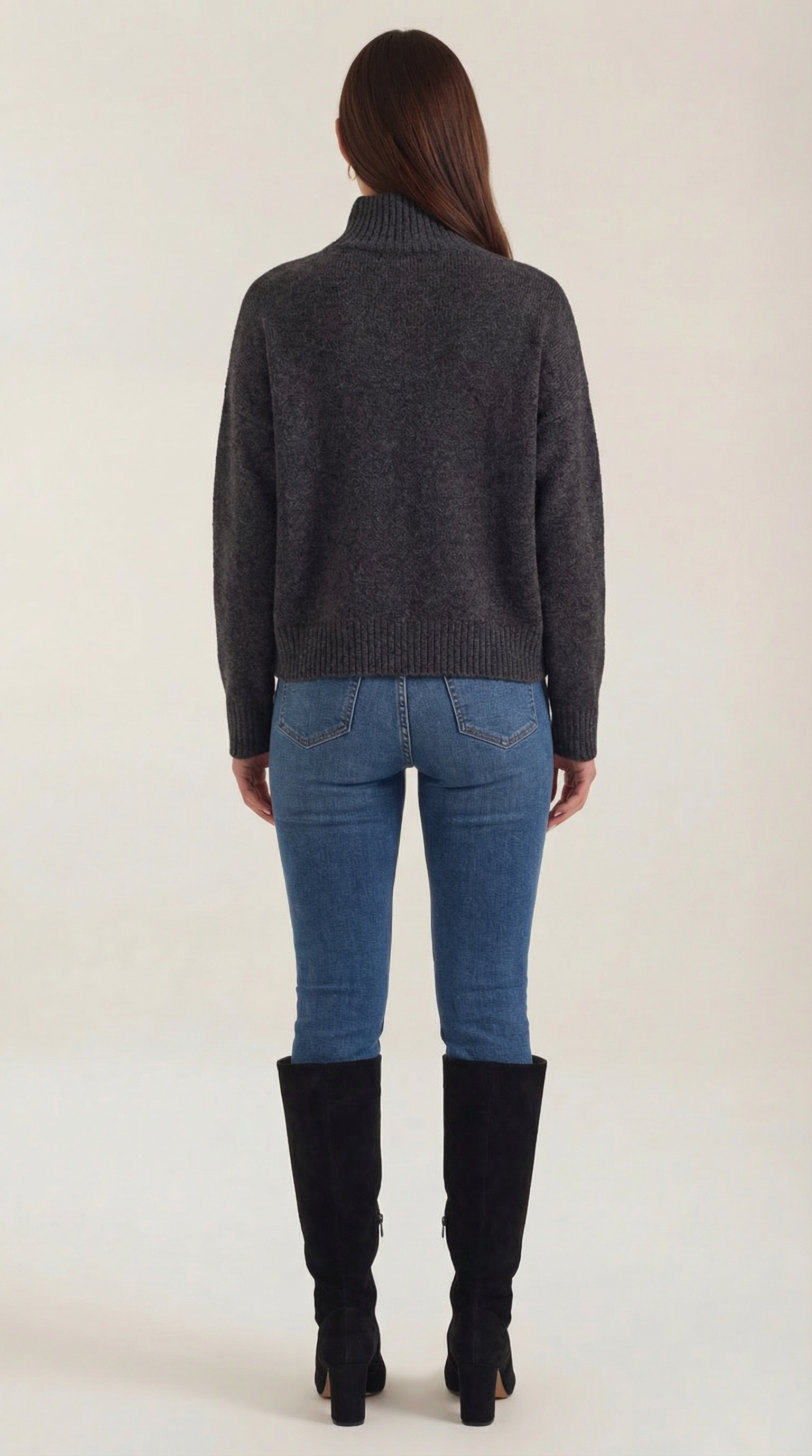 Andrea | Suéter de Cuello Alto Elegante