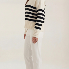 Angela | Suéter Oversize a Rayas