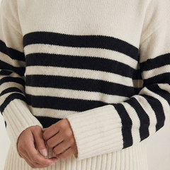 Angela | Suéter Oversize a Rayas