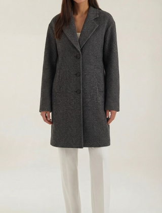 Ann | Gabardina Clásica Gris