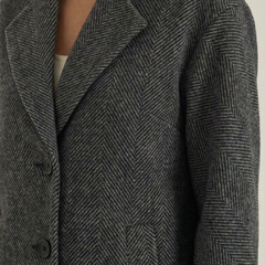 Ann | Gabardina Clásica Gris