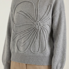 Annie | Suéter de Punto Floral