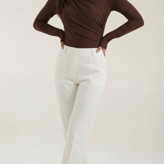 Audrey | Body Fruncido de Manga Larga