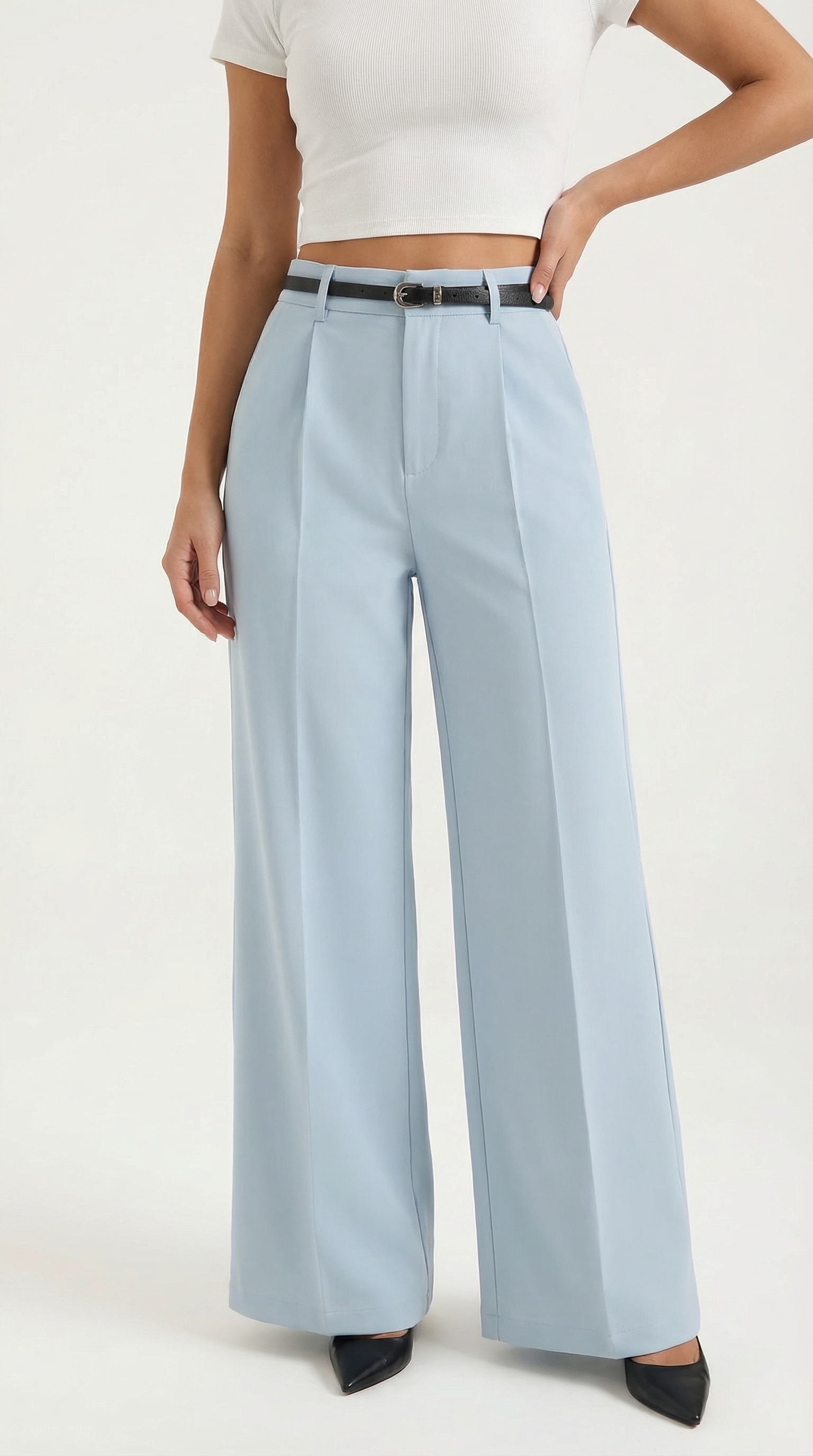 Bertha | Pantalón Amplio de Tela