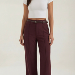 Bertha | Pantalón Amplio de Tela