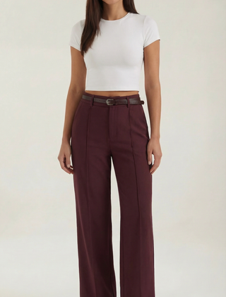 Bertha | Pantalón Amplio de Tela