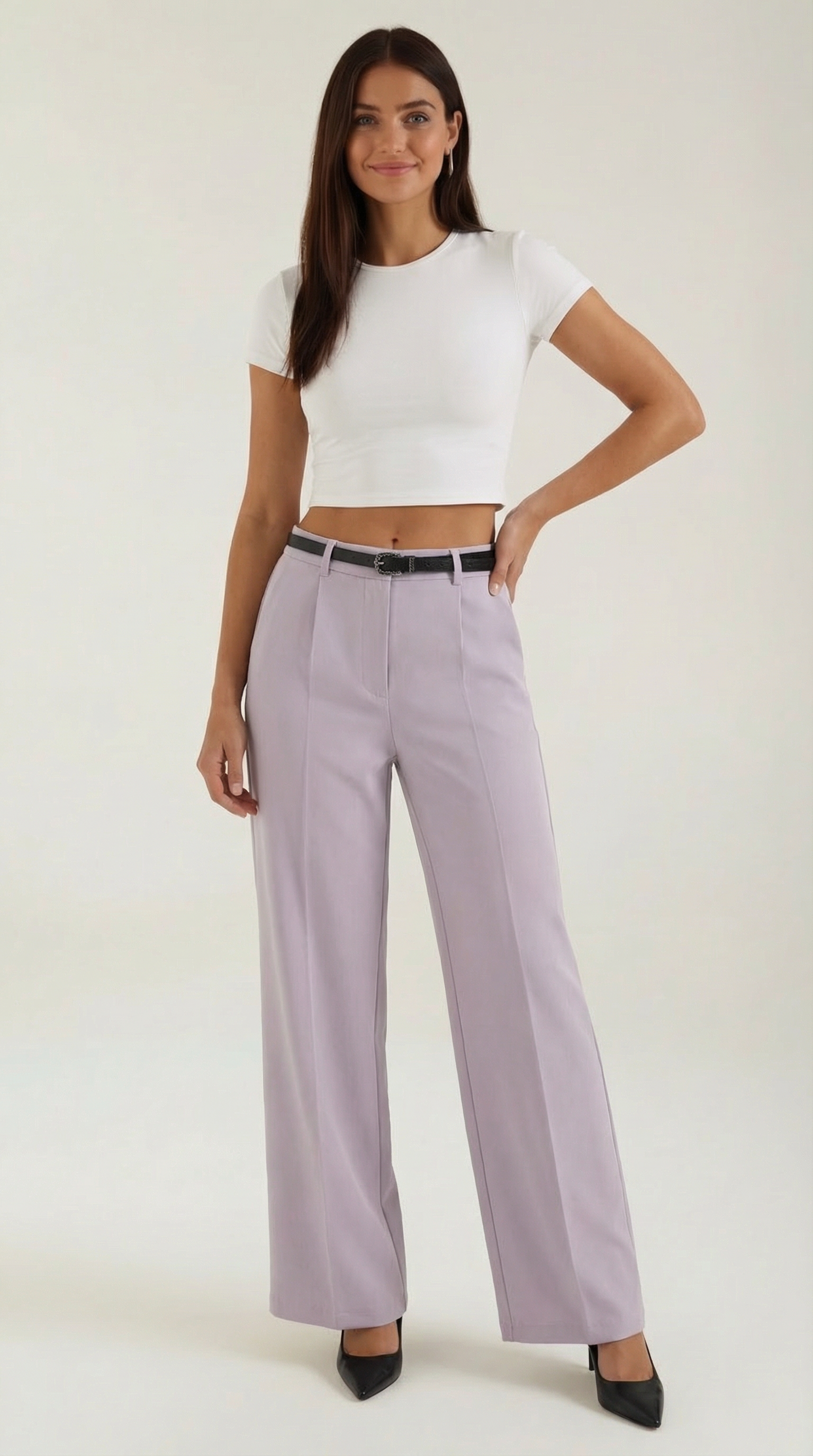 Bertha | Pantalón Amplio de Tela