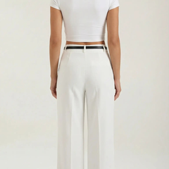 Bertha | Pantalón Amplio de Tela