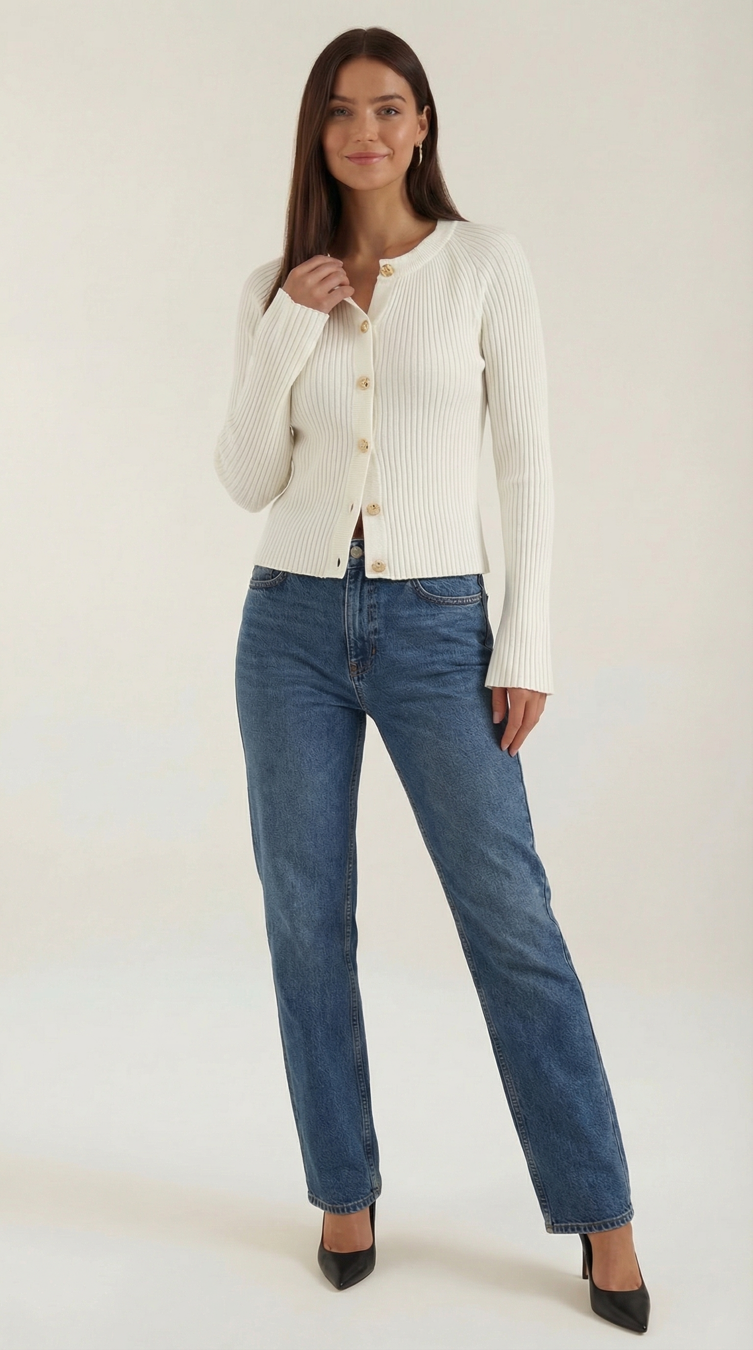 Betty | Suéter de Punto con Botones