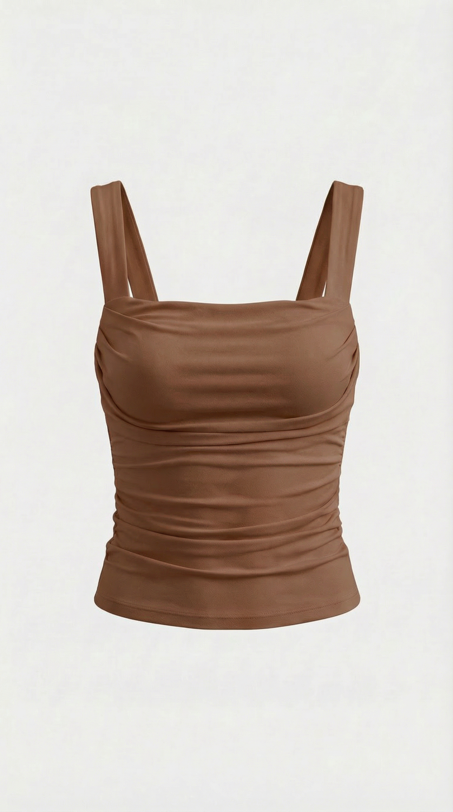 Begoña | Blusa Fruncida con Escote Cuadrado
