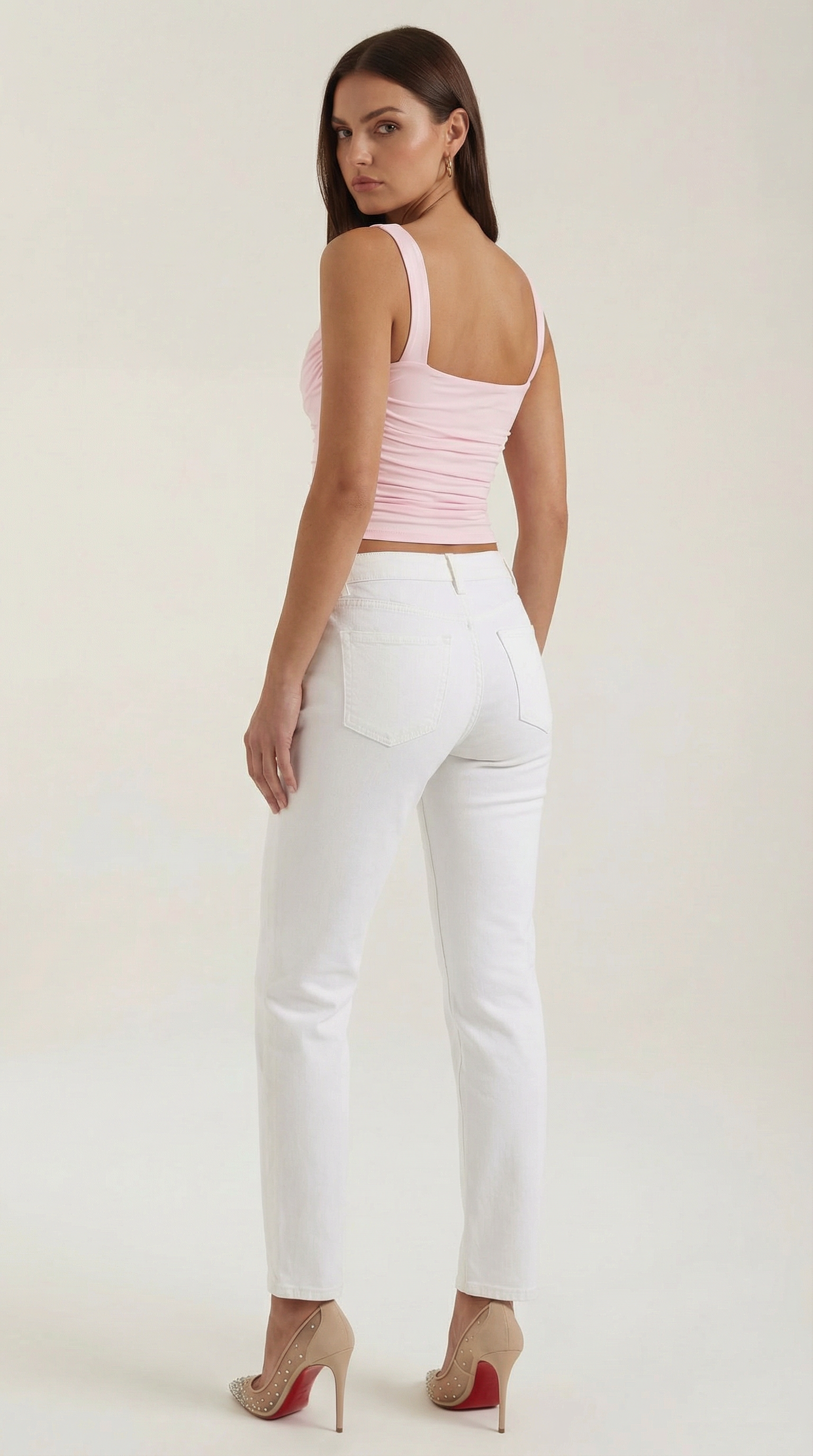 Begoña | Blusa Fruncida con Escote Cuadrado