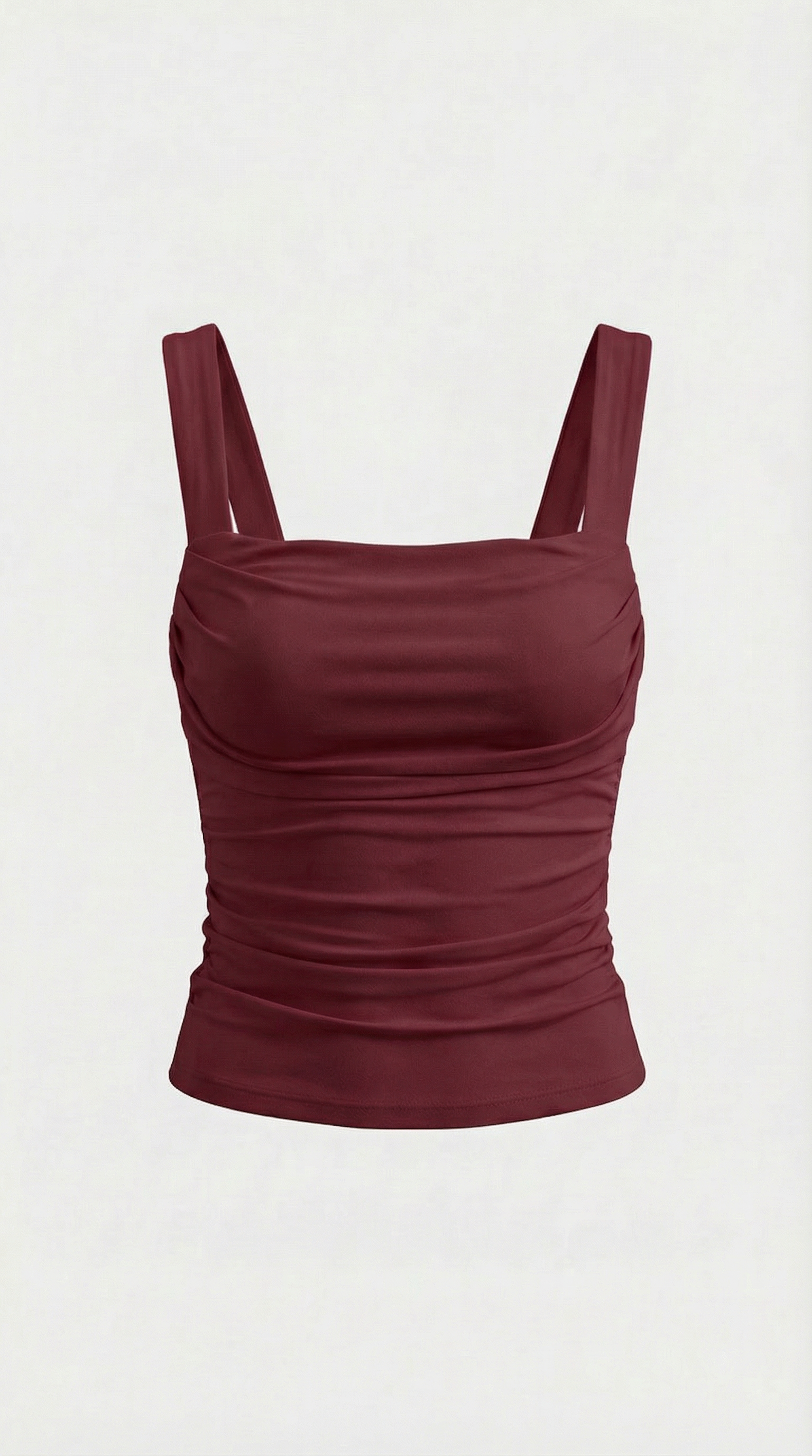 Begoña | Blusa Fruncida con Escote Cuadrado