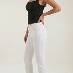 Begoña | Blusa Fruncida con Escote Cuadrado
