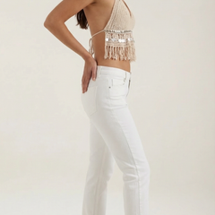 Brandy | Top Halter Boho de Punto