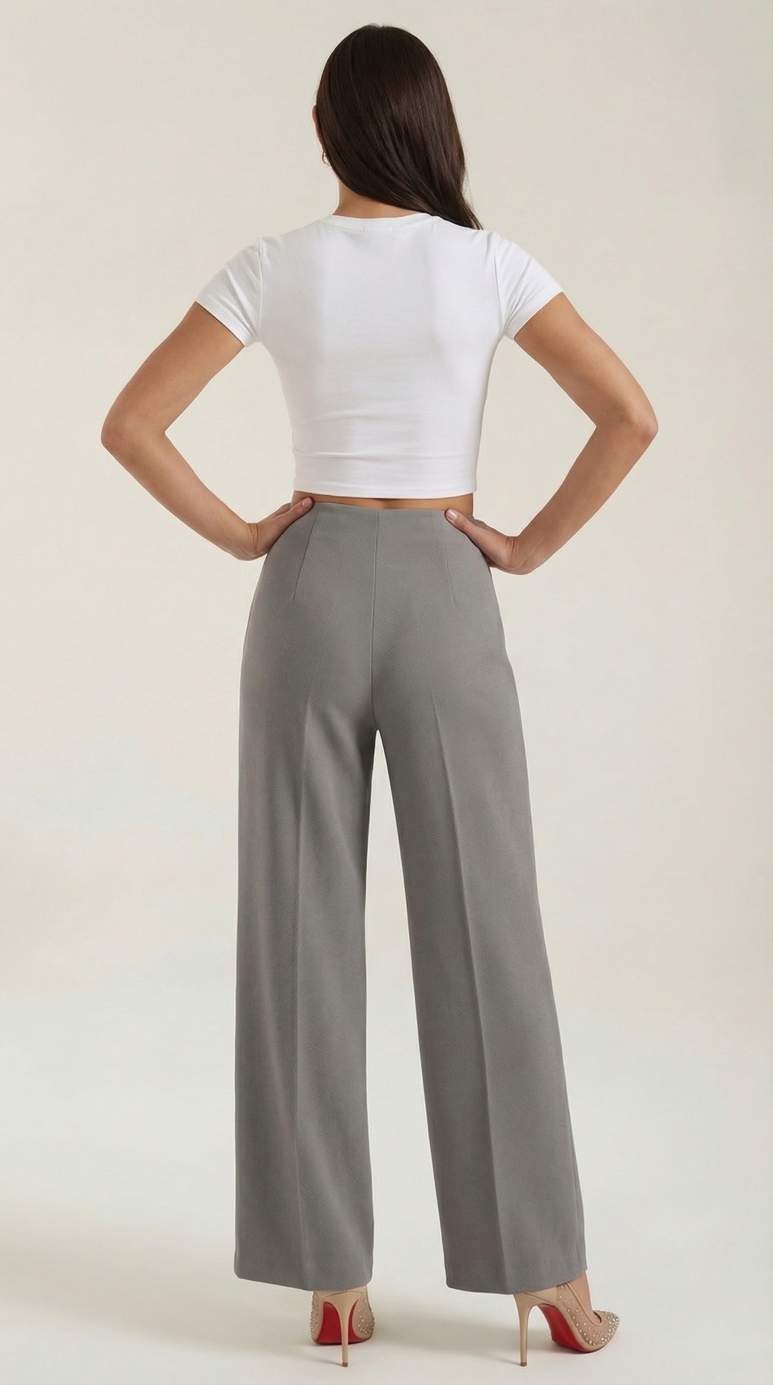 Brooke | Pantalón Baggy de Cintura Media