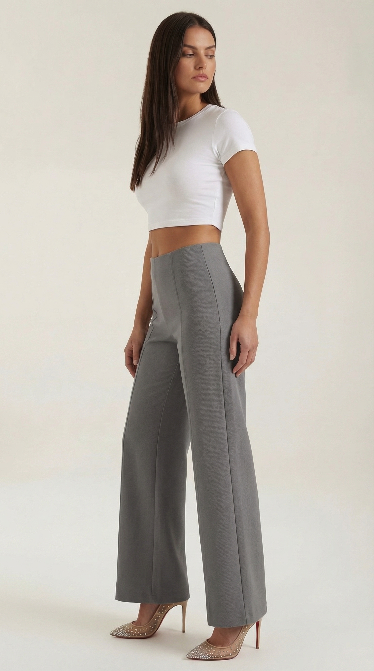 Brooke | Pantalón Baggy de Cintura Media
