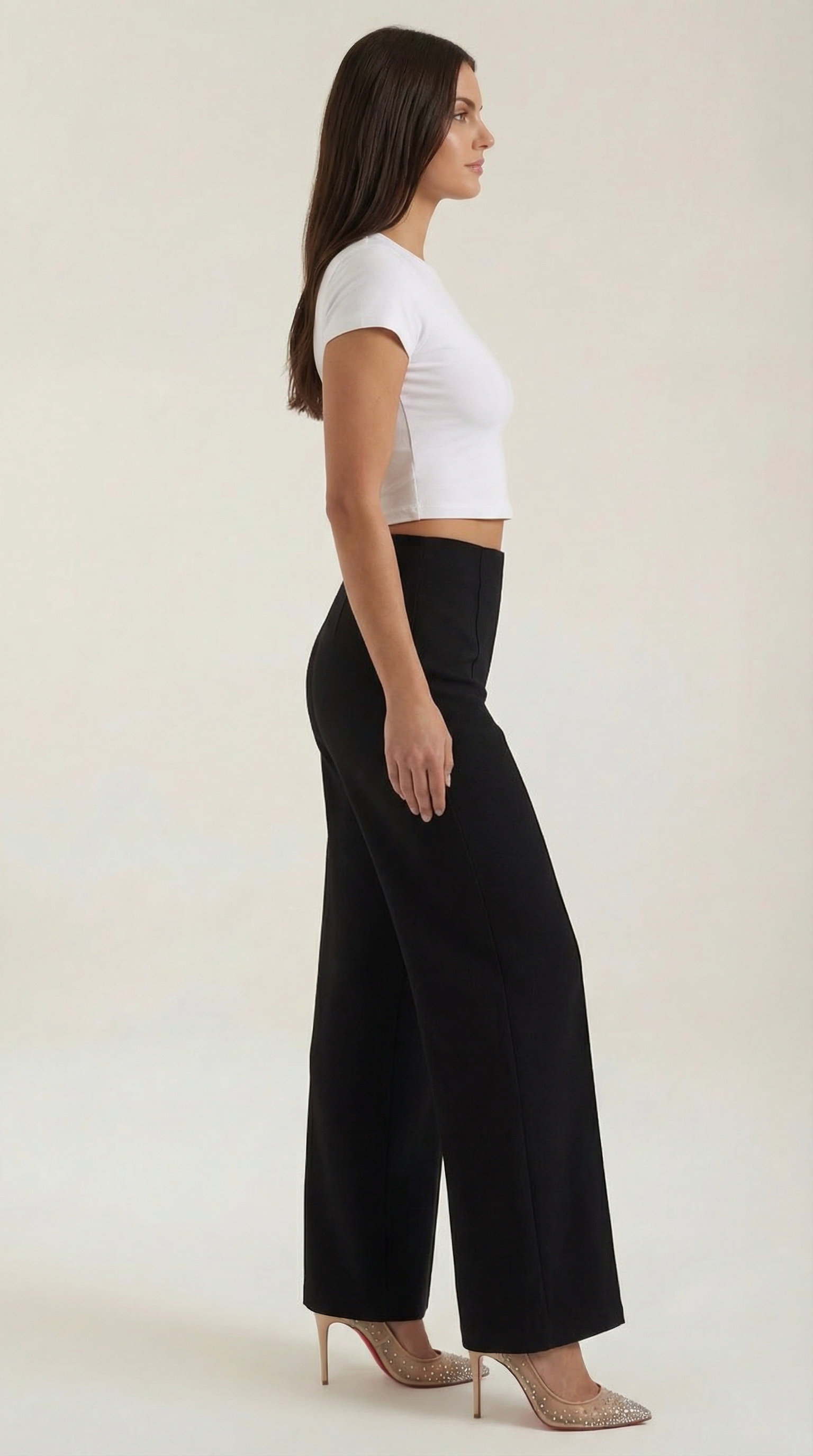Brooke | Pantalón Baggy de Cintura Media