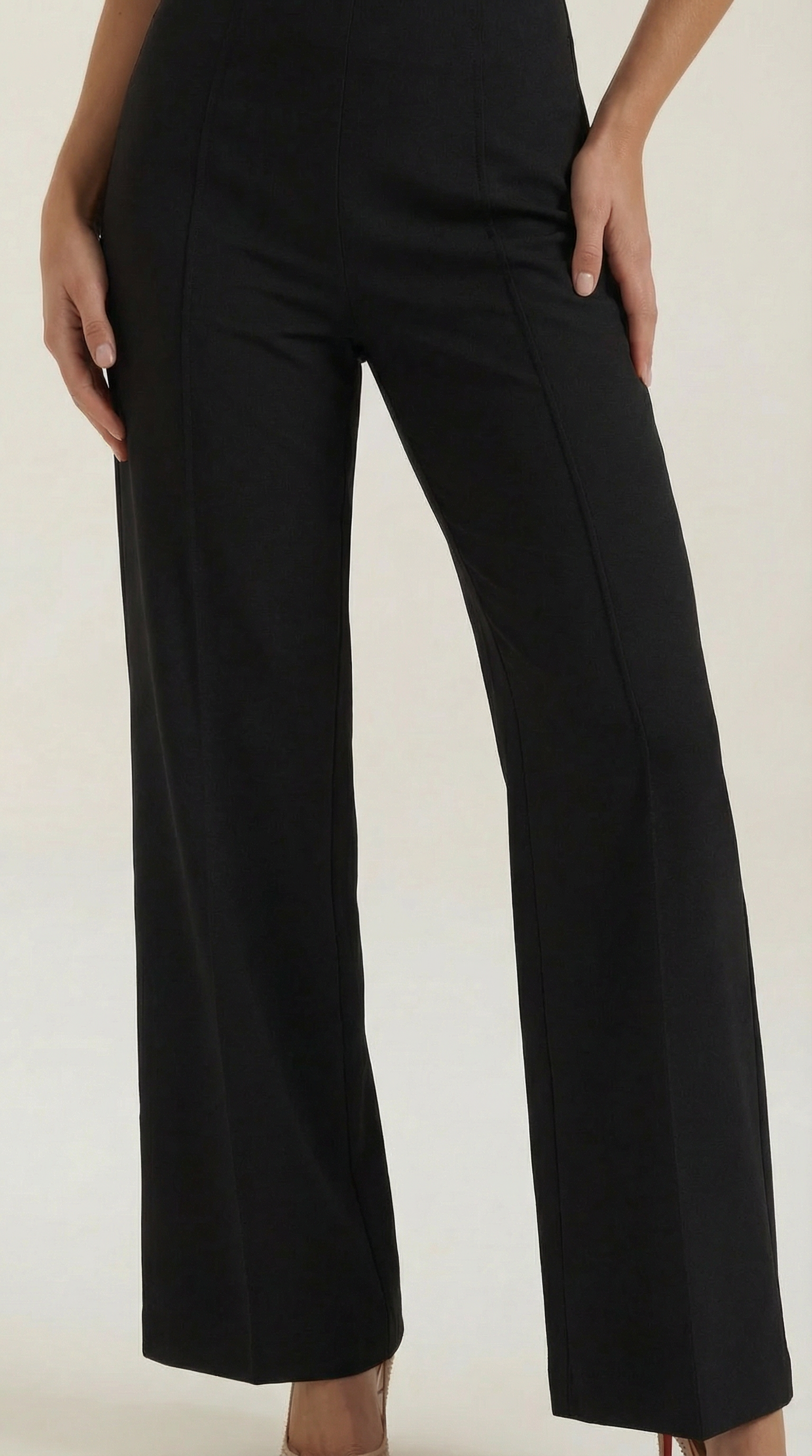 Brooke | Pantalón Baggy de Cintura Media