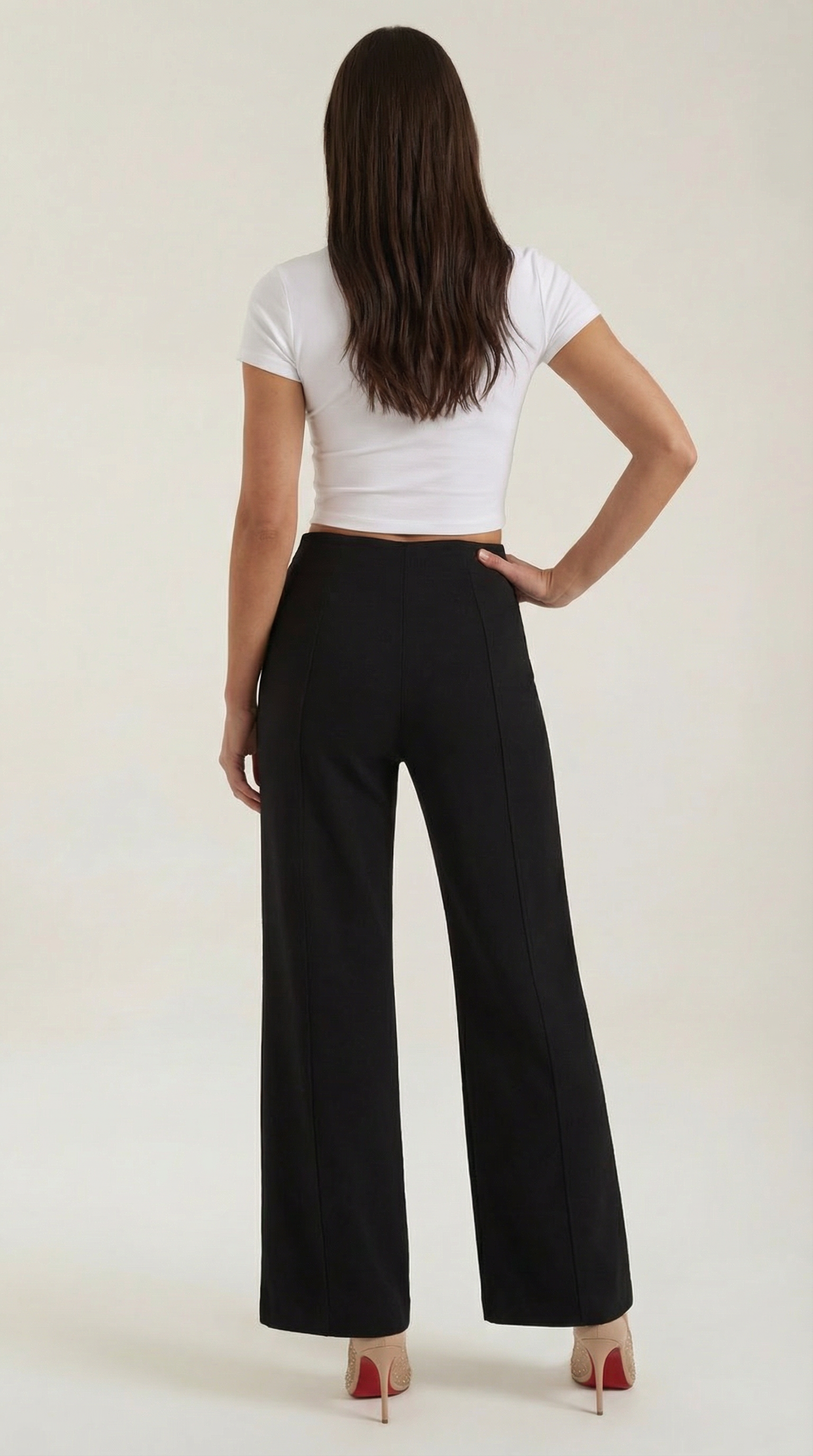 Brooke | Pantalón Baggy de Cintura Media