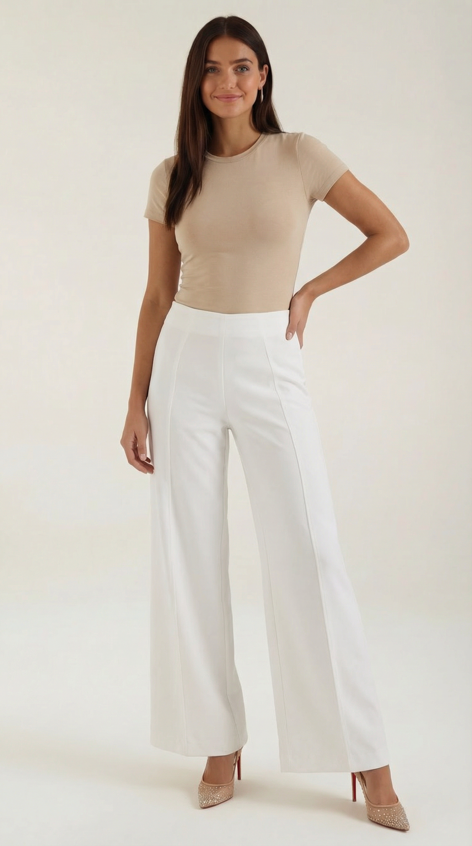 Brooke | Pantalón Baggy de Cintura Media