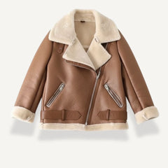Christine | Chaqueta de Forro Polar con Cinturón