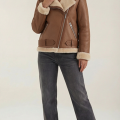 Christine | Chaqueta de Forro Polar con Cinturón