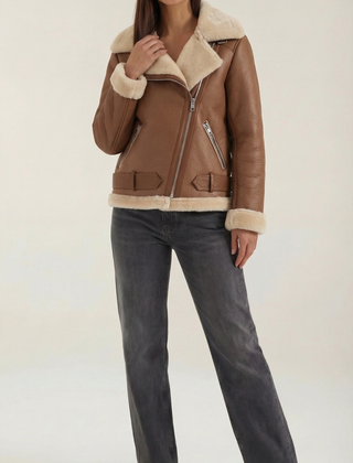 Christine | Chaqueta de Forro Polar con Cinturón