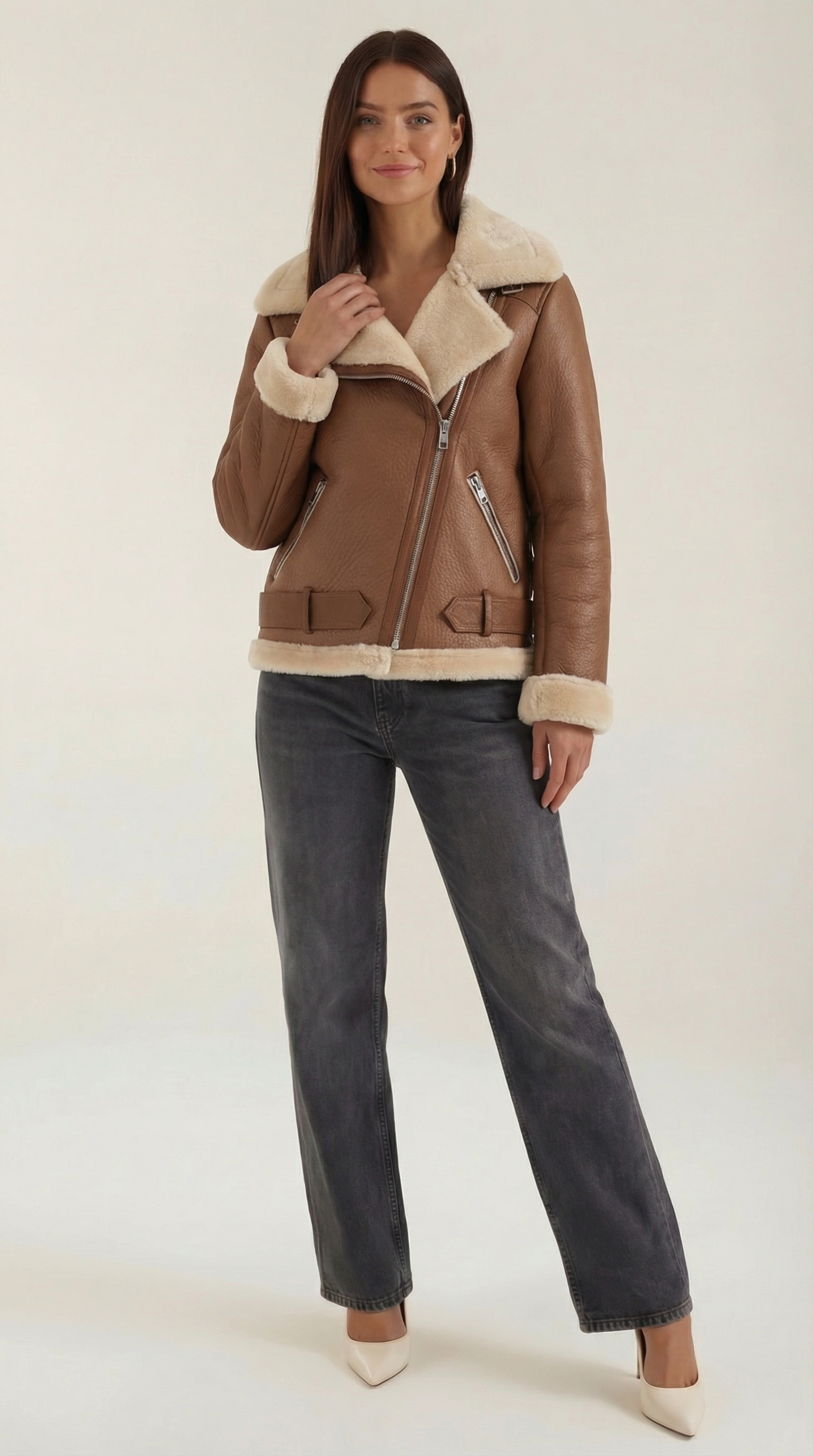 Christine | Chaqueta de Forro Polar con Cinturón