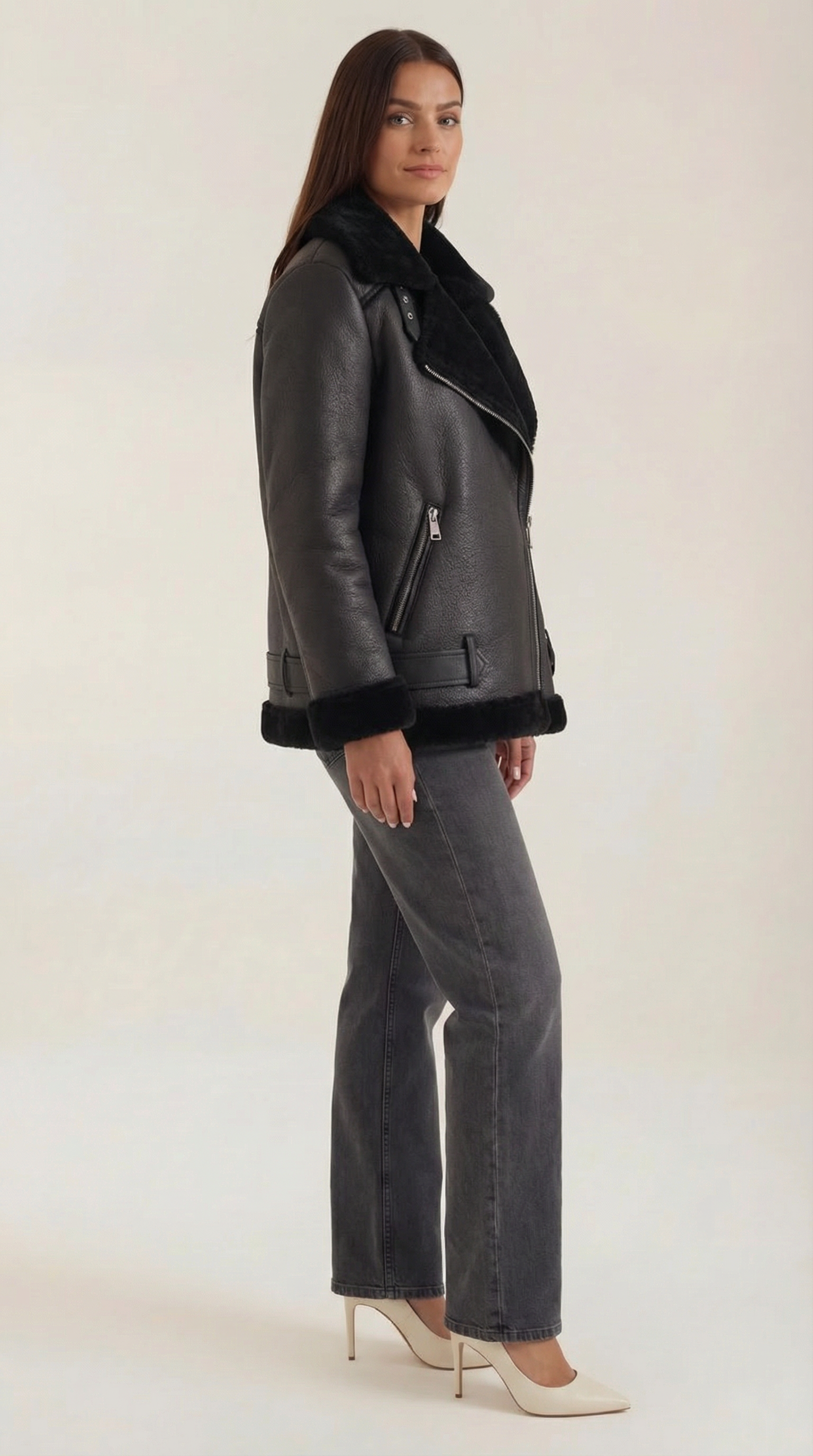 Christine | Chaqueta de Forro Polar con Cinturón