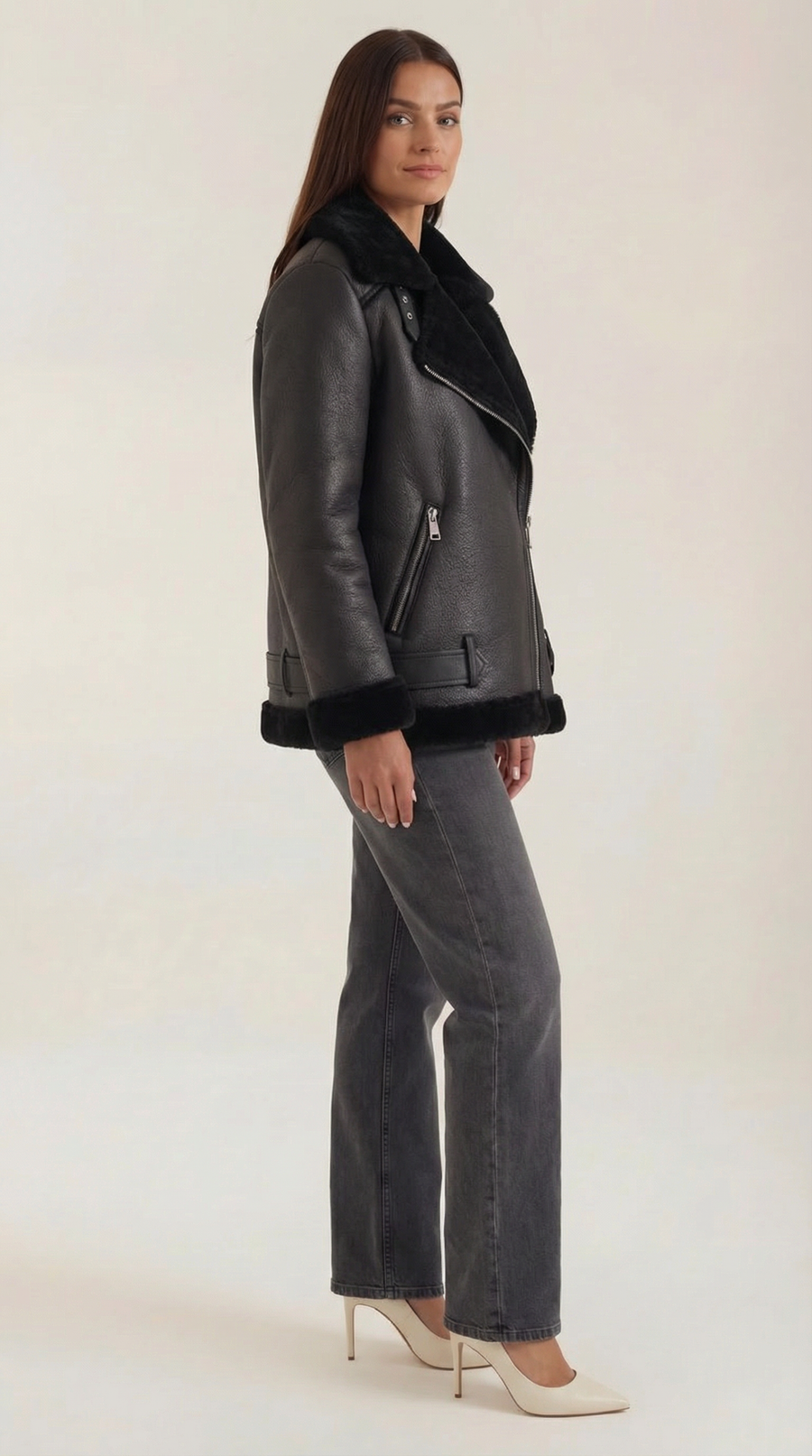 Christine | Chaqueta de Forro Polar con Cinturón