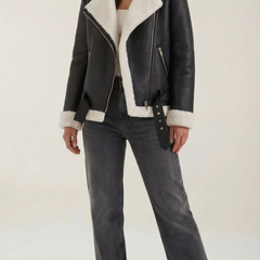Christine | Chaqueta de Forro Polar con Cinturón