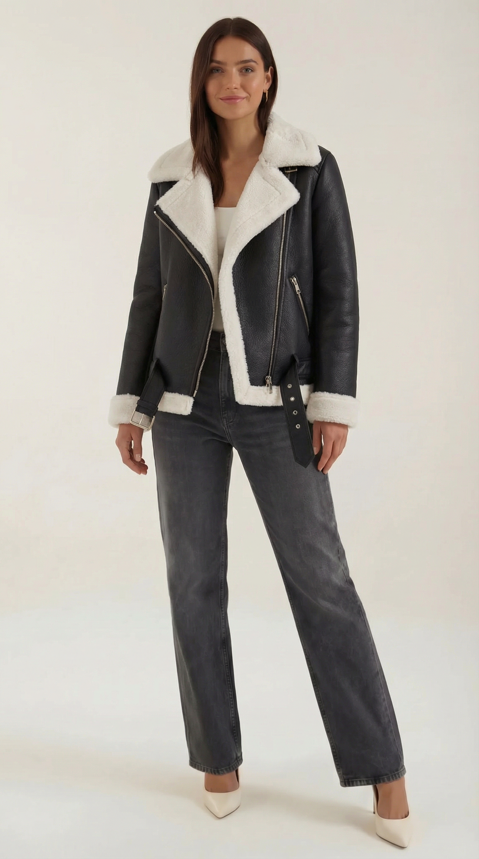 Christine | Chaqueta de Forro Polar con Cinturón