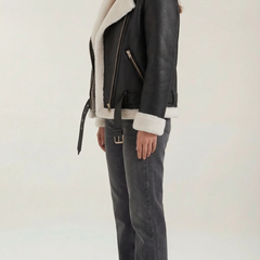 Christine | Chaqueta de Forro Polar con Cinturón