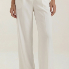 Clea | Pantalón Recto de Cintura Alta