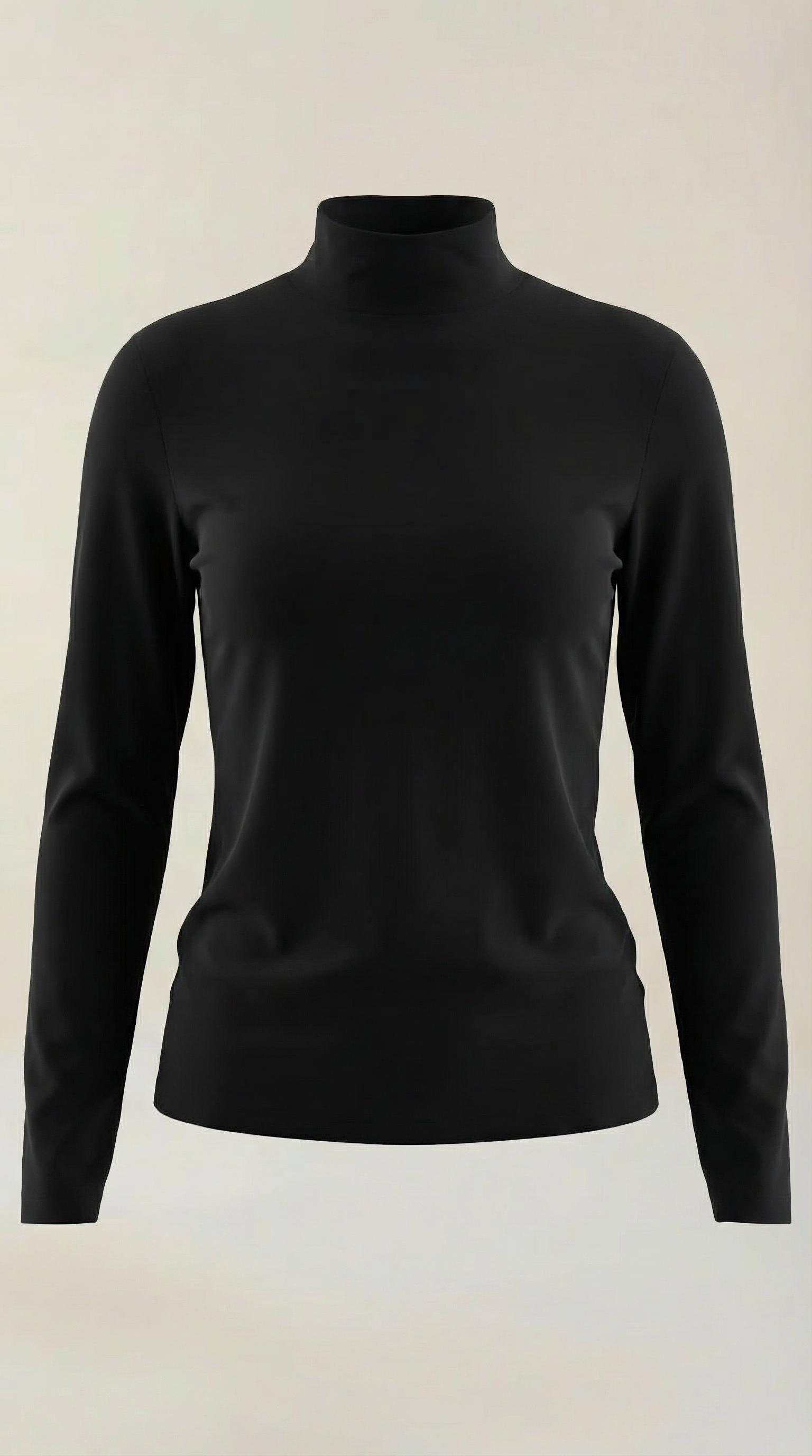 Constance | Top de Algodón de Cuello Alto