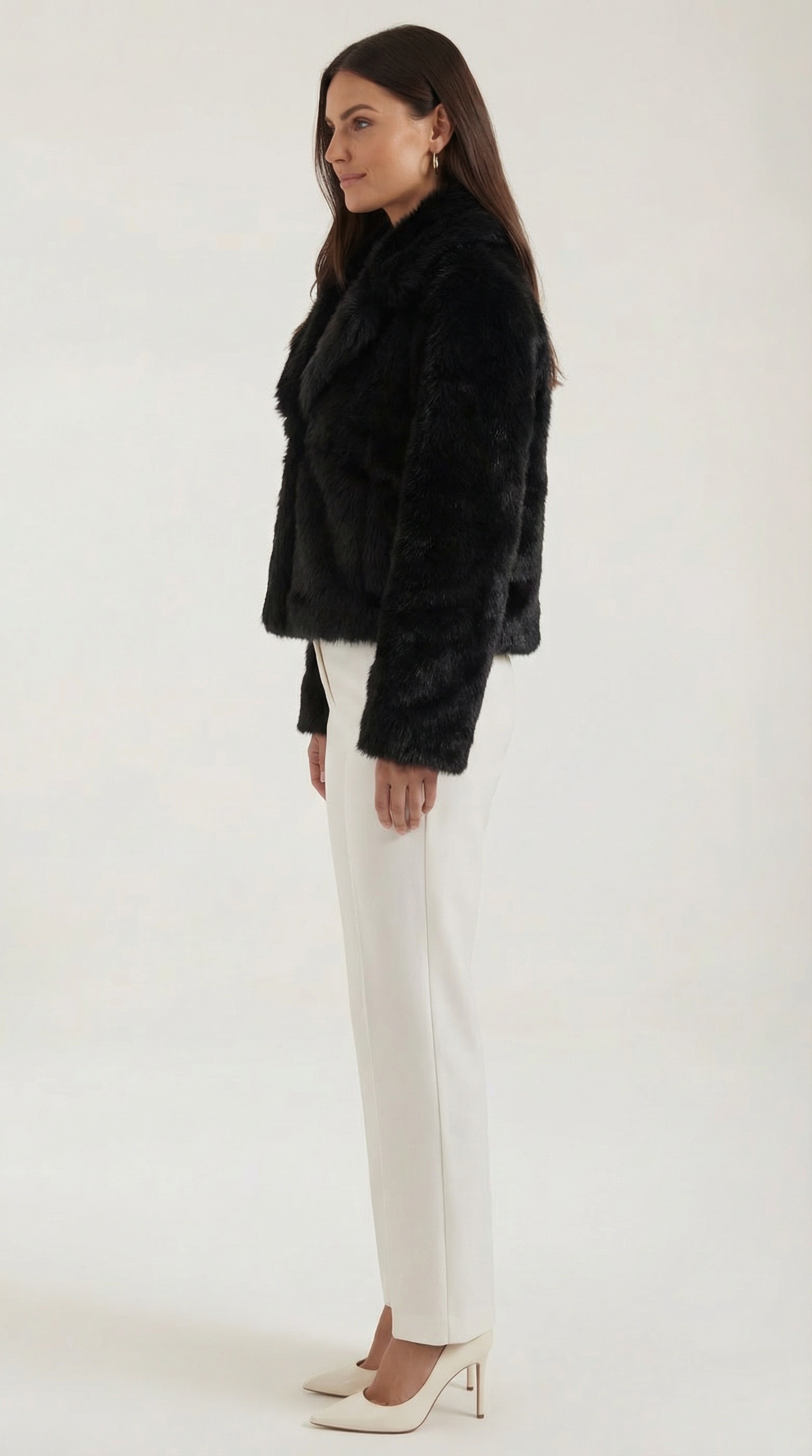 Debra | Chaqueta de Piel Sintética Negra