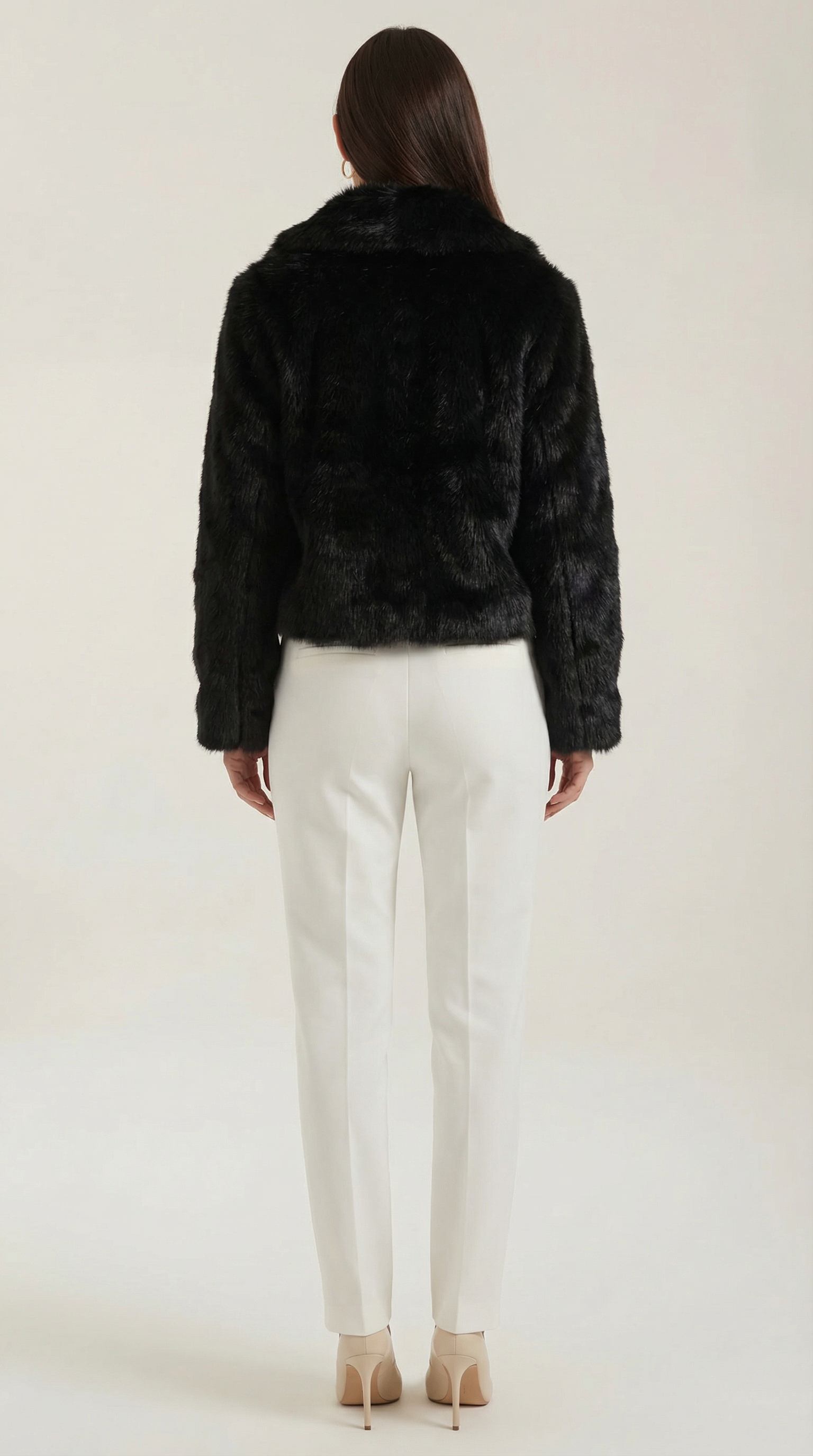 Debra | Chaqueta de Piel Sintética Negra