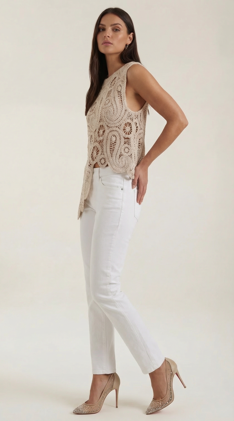 Delia | Blusa Asimétrica con Encaje