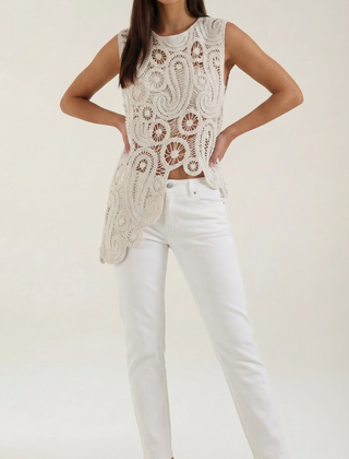 Delia | Blusa Asimétrica con Encaje