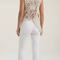 Delia | Blusa Asimétrica con Encaje