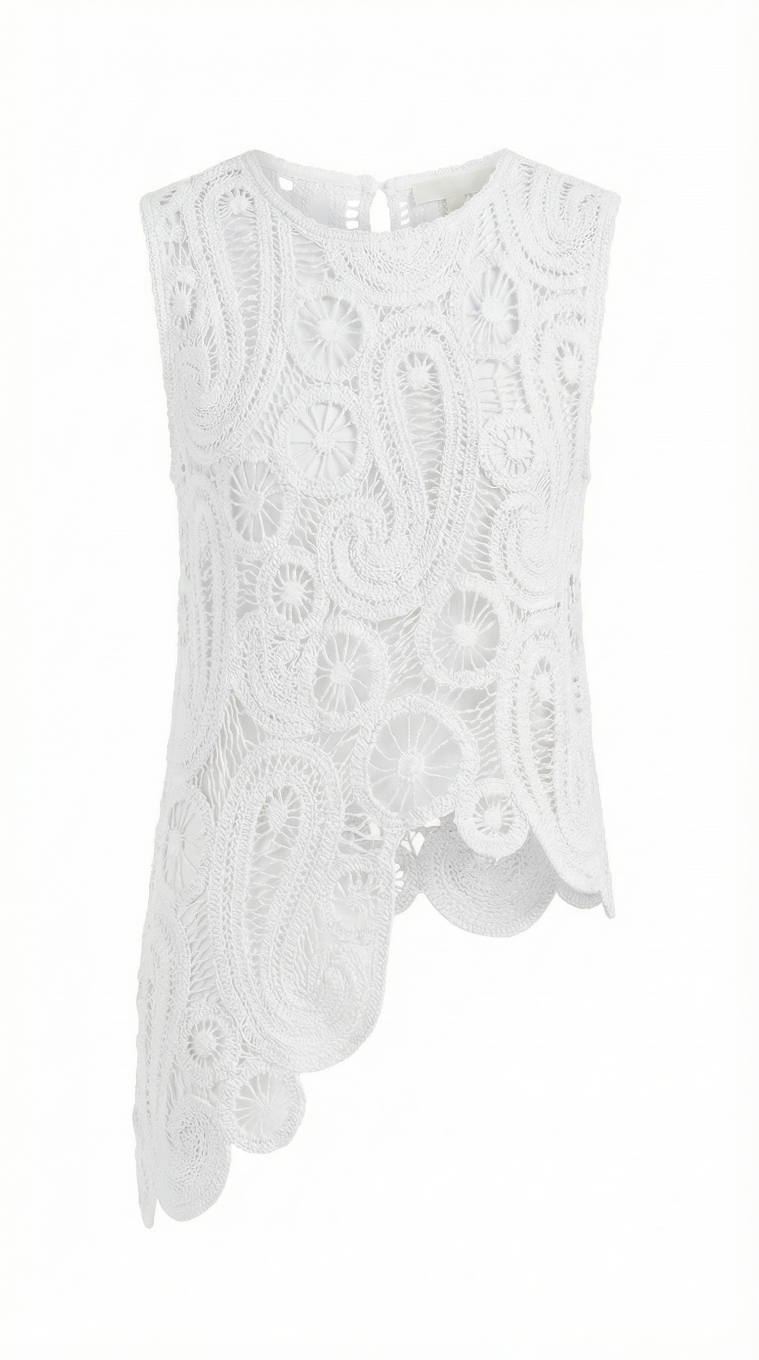 Delia | Blusa Asimétrica con Encaje