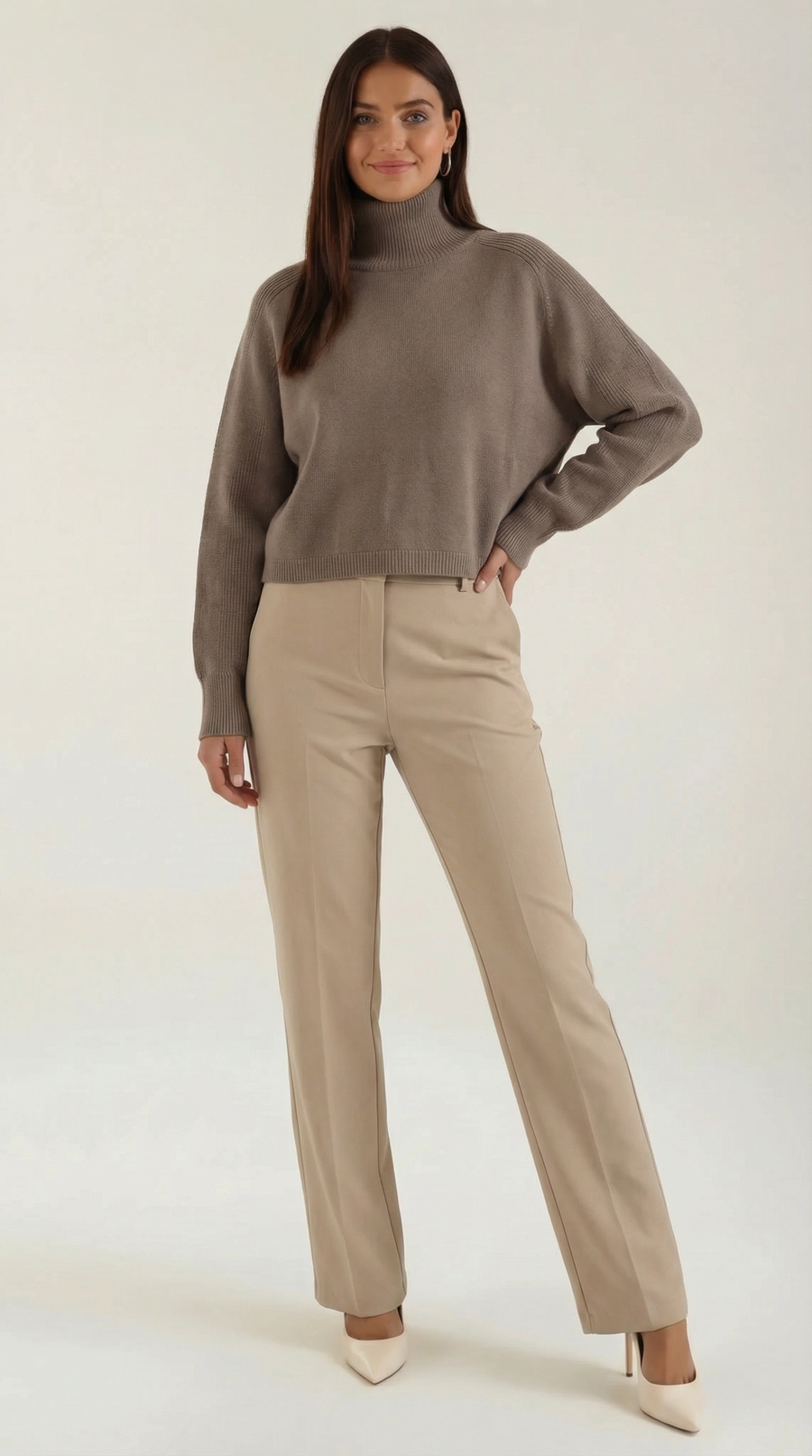 Dalia | Suéter de Cuello Alto Elegante