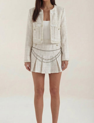 Doris | Conjunto de Falda de Tweed