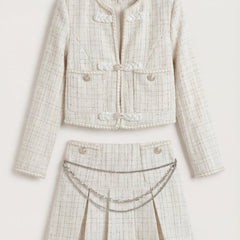Doris | Conjunto de Falda de Tweed