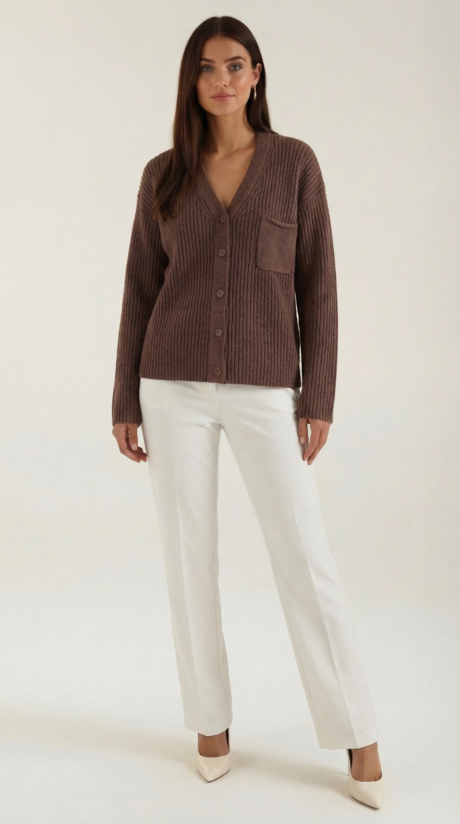 Margaux | Cárdigan de Algodón Oversize