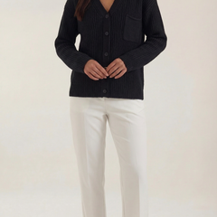 Margaux | Cárdigan de Algodón Oversize