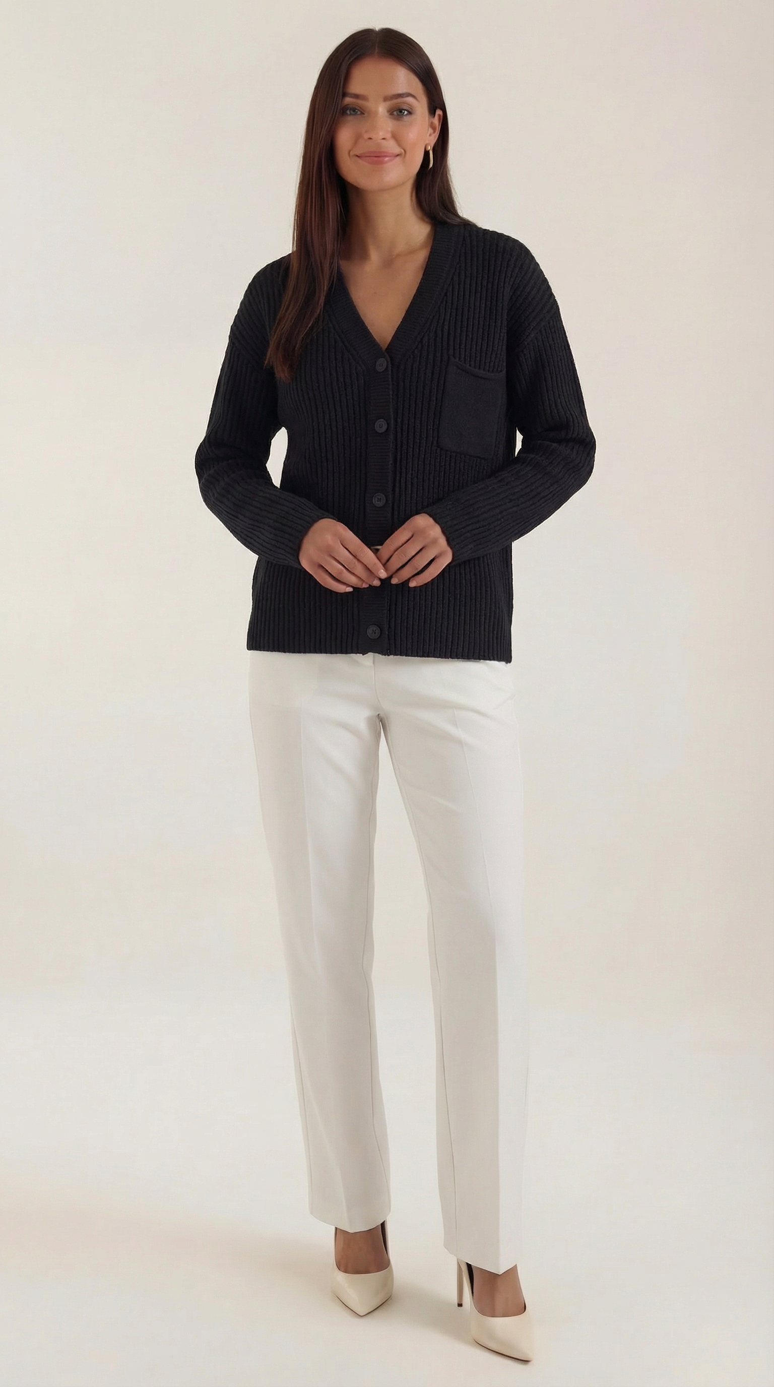 Margaux | Cárdigan de Algodón Oversize